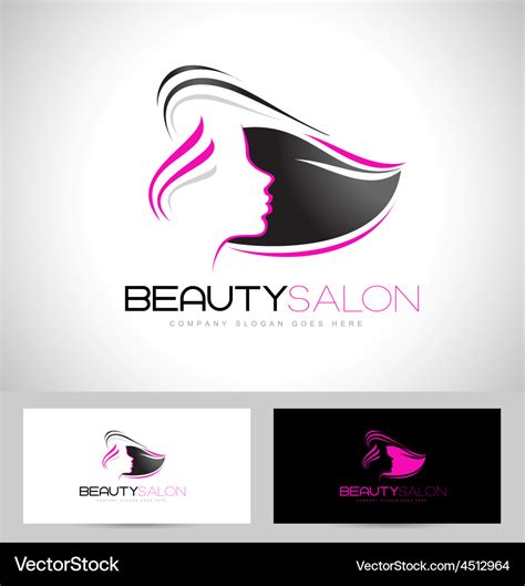 Hair salon logo Royalty Free Vector Image - VectorStock