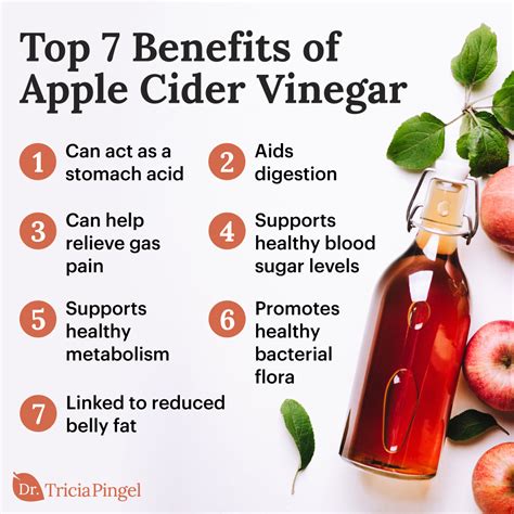 7 Health Benefits of Drinking Apple Cider Vinegar - Dr. Pingel