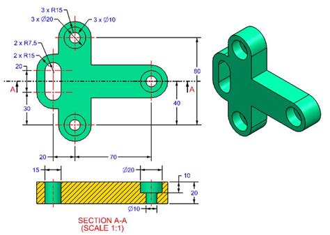 AutoCAD_3D_Exercise_9 practice drawings for beginners | Autocad, Autocad tutorial, Solidworks ...