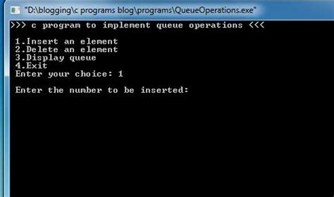 C PROGRAMS BLOG: C PROGRAM TO IMPLEMENT QUEUE OPERATIONS USING ARRAY