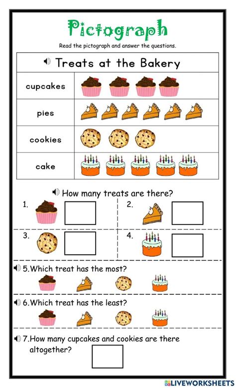 Pictographs Online Worksheet for 1 - Download PDF Available