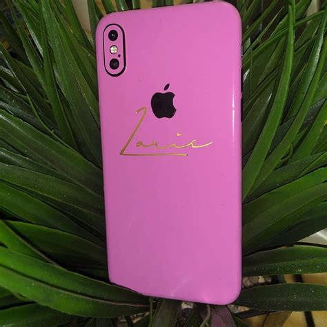 Larie Soft Pink Custom Wrap 💅🏾 | Custom iphone cases, Custom case ...