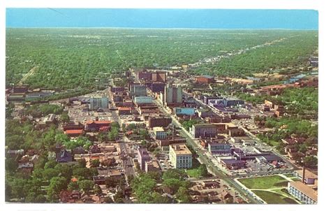 Downtown 50's - 60's? Genesee County, Flint Michigan, City Hall, Aerial ...