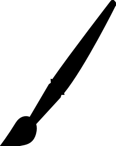 Black Brush Clip Art at Clker.com - vector clip art online, royalty free & public domain