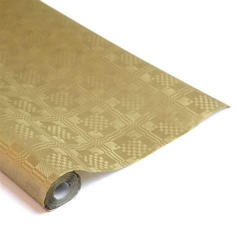 Metallic Gold Paper Banquet Roll - 8m x 1.2m | Partyrama