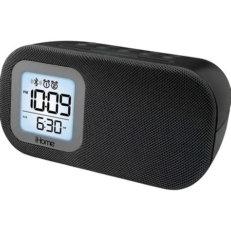 iHome iBT21BC Bluetooth Dual Alarm Clock, Black - Walmart.com