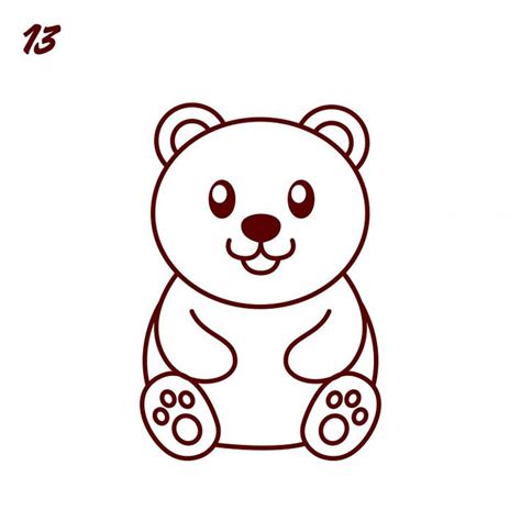 Learn How to Draw a Bear Step by Step: A Beginner's Guide | Bear drawing, Polar bear drawing ...