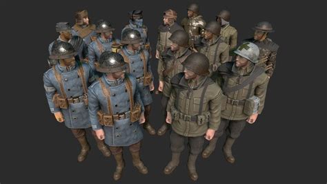 ArtStation - Foxhole Entenched - Warden Uniforms Advanced Warfare ...