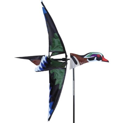 Wood Duck Garden Yard Spinner - 23" - by Premier | The Kite Loft