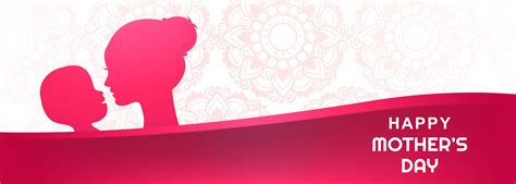 Happy Mother's Day Banner Background 1225898 Vector Art at Vecteezy