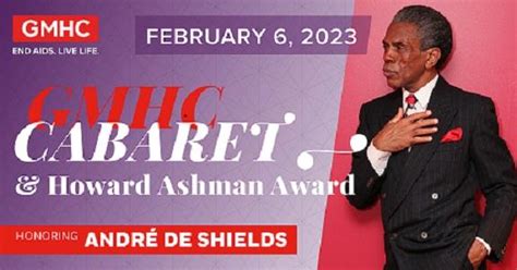 GMHC to Honor Broadway Legend André De Shields - GMHC