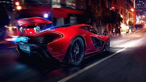 Red Mclaren P1 Night wallpaper | cars | Wallpaper Better