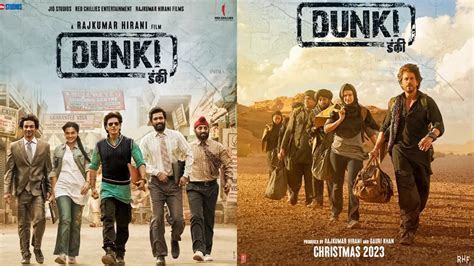 2 NEW posters of Dunki unveiled: Shah Rukh Khan, Rajkumar Hirani ...