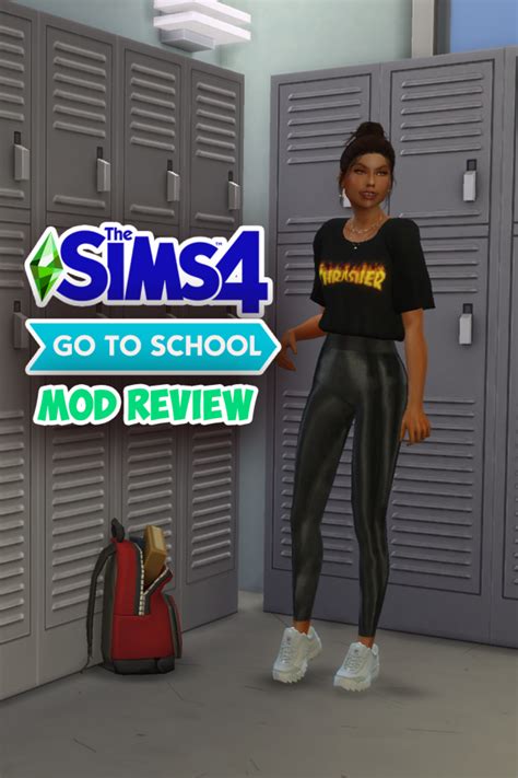 Go To High School with your Sims || The Sims 4 Mods || Mod Review - # ...