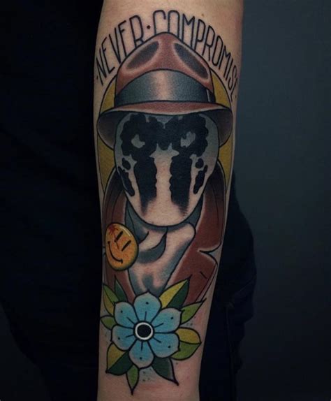 My Rorschach tattoo : r/Watchmen