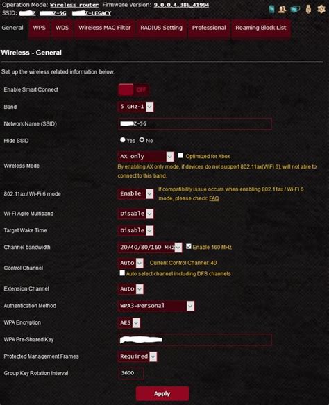 GT-AX11000 setup, speed issues on Wifi6? - Republic of Gamers Forum ...