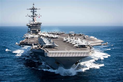 Download Warship Warplane Aircraft Carrier Military USS Theodore Roosevelt (CVN-71) HD Wallpaper