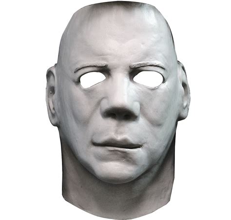 Halloween II Michael Myers Mask Adult One Size Plain Face Horror Movie Scary | eBay