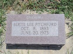 Bertie Lee Jones Pitchford (1883-1973) - Find a Grave Memorial