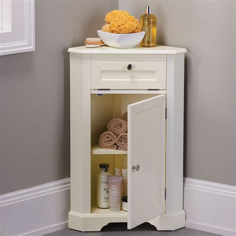 Weatherby Bathroom Corner Storage Cabinet | Bathroom corner storage ...