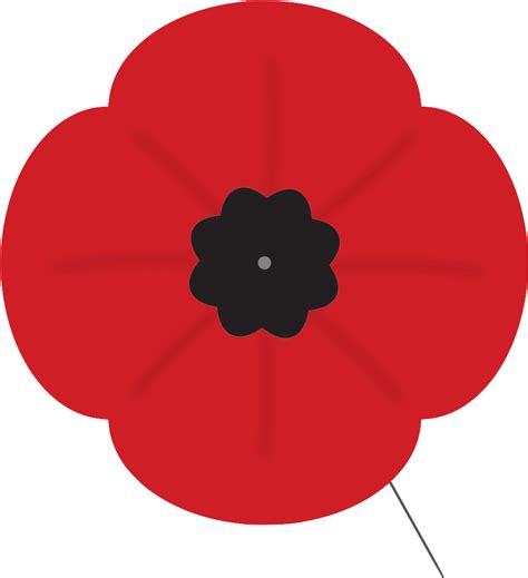 Clip Art Remembrance Day Poppy - Png Download - Full Size Clipart (#2127861) - PinClipart