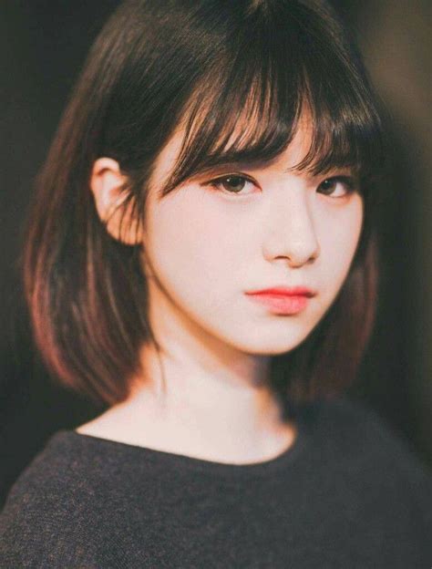 14+ Simple Korean Hairstyles Women Bangs