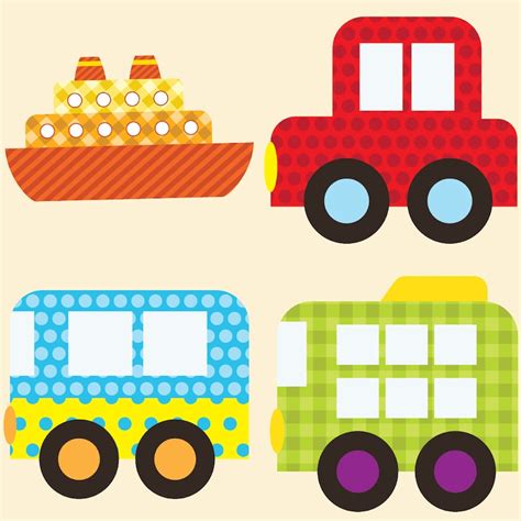 Cute Transportation Transport Clipart Air Transportation - Etsy