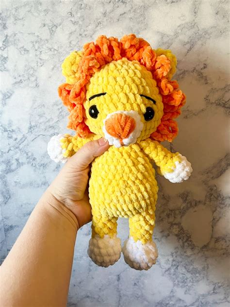 Lion Crochet Pattern - Etsy