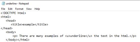 How To Underline Text In Html Mdn - Design Talk