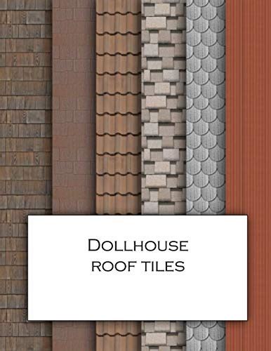 Dollhouse Roof Tiles: Roofing textured wallpaper for decorating doll's houses and model ...