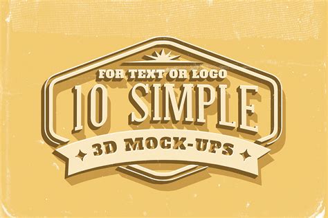 Simple 3d text and logo effects | Behance