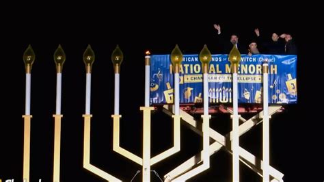 Doug Emhoff speaks at annual National Menorah lighting ceremony