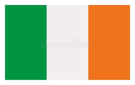 Bandera De Irlanda ilustración del vector. Ilustración de proporciones - 165682258