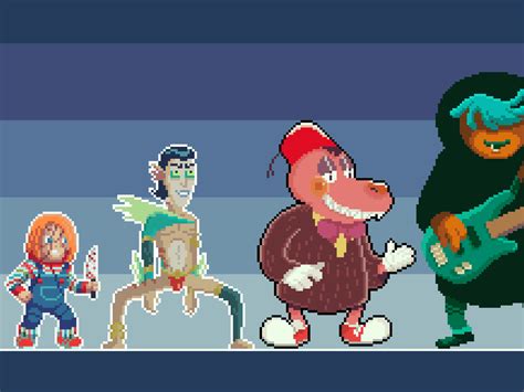 Pixel Art Animated Characters by Sebastián Rivera on Dribbble