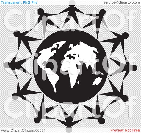 Royalty-Free (RF) Clipart Illustration of a Group Of People Holding ...