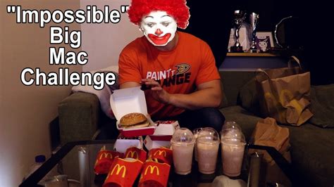 The Impossible Big Mac Challenge - YouTube