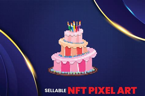 CAKE PIXEL ART Graphic by jonakh32 · Creative Fabrica