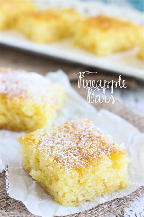 Pineapple Bars | Mandy's Recipe Box