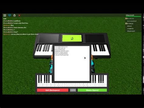 Piano Sheets With Letters Roblox | Onvacationswall.com