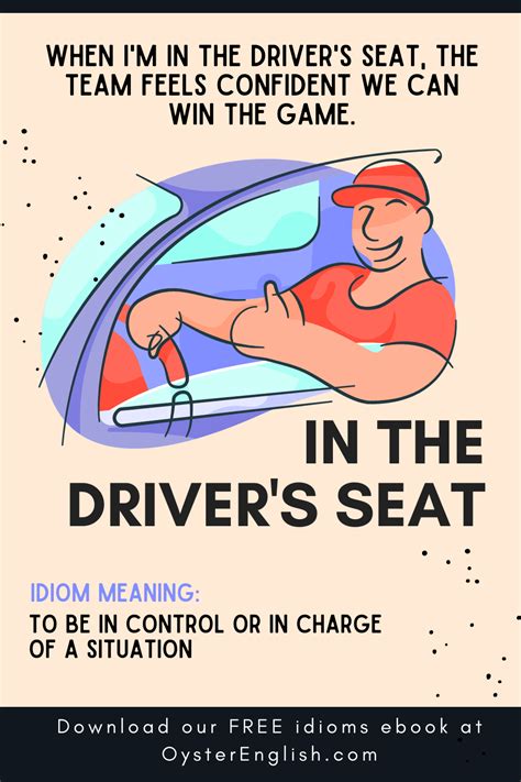 Idiom: In the driver's seat (meaning & examples)