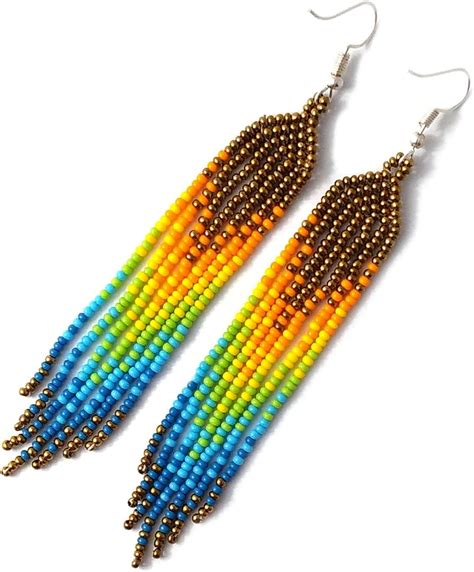 Aggregate 148+ long beaded earrings best - seven.edu.vn