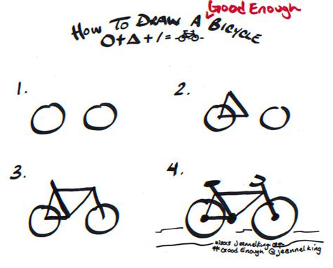 Simple Cartoon Bike Drawing