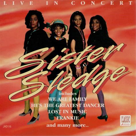 Sister Sledge – Live In Concert (1993, CD) - Discogs