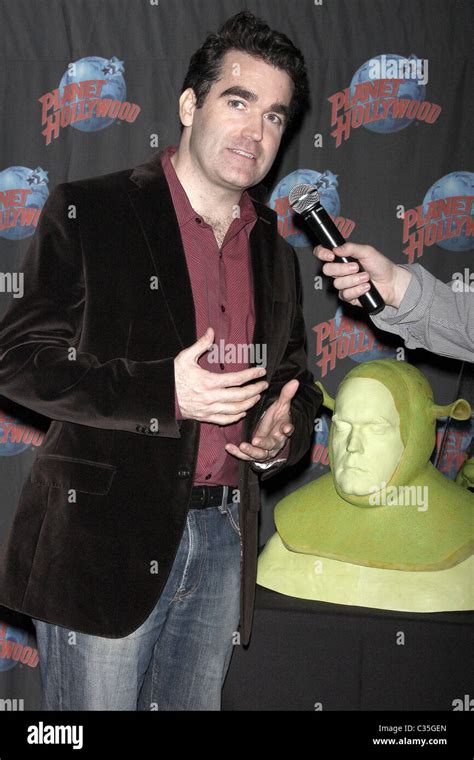 Brian d'Arcy James from 'Shrek the Musical' on Broadway at a handprint ...