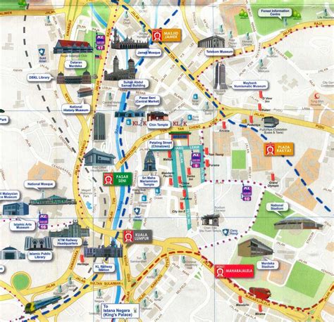 Kuala Lumpur Attractions Map