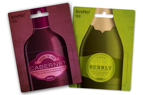 Bevmo Giftcards, a nod to beverage packaging. — The Dieline | Packaging & Branding Design ...