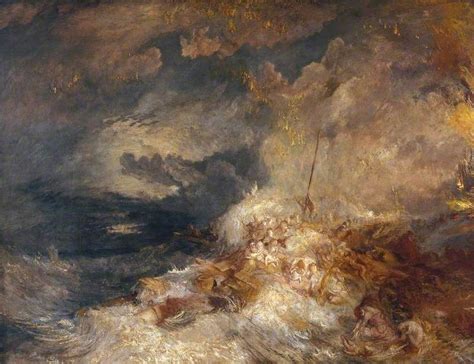 Disaster at Sea Painting | Joseph Mallord William Turner Oil Paintings