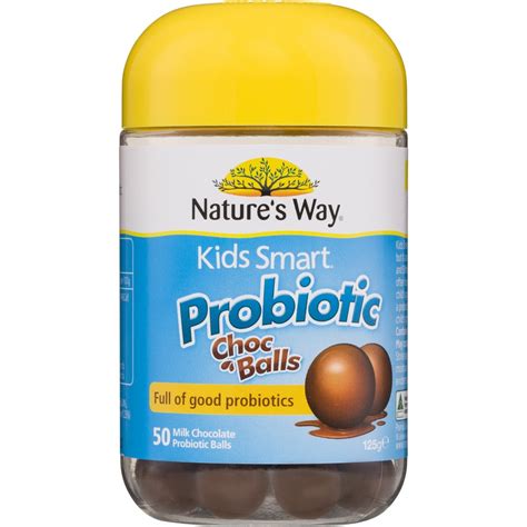 Nature's Way Kids Smart Probiotic Choc Balls 50 Pack | BIG W