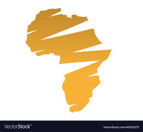 Map Of Africa Royalty Free Vector Image Vectorstock - vrogue.co