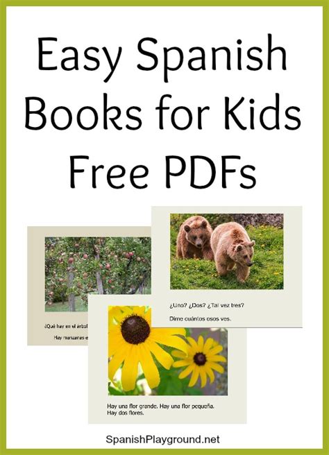 Easy Spanish Books PDF for Kids - Spanish Playground